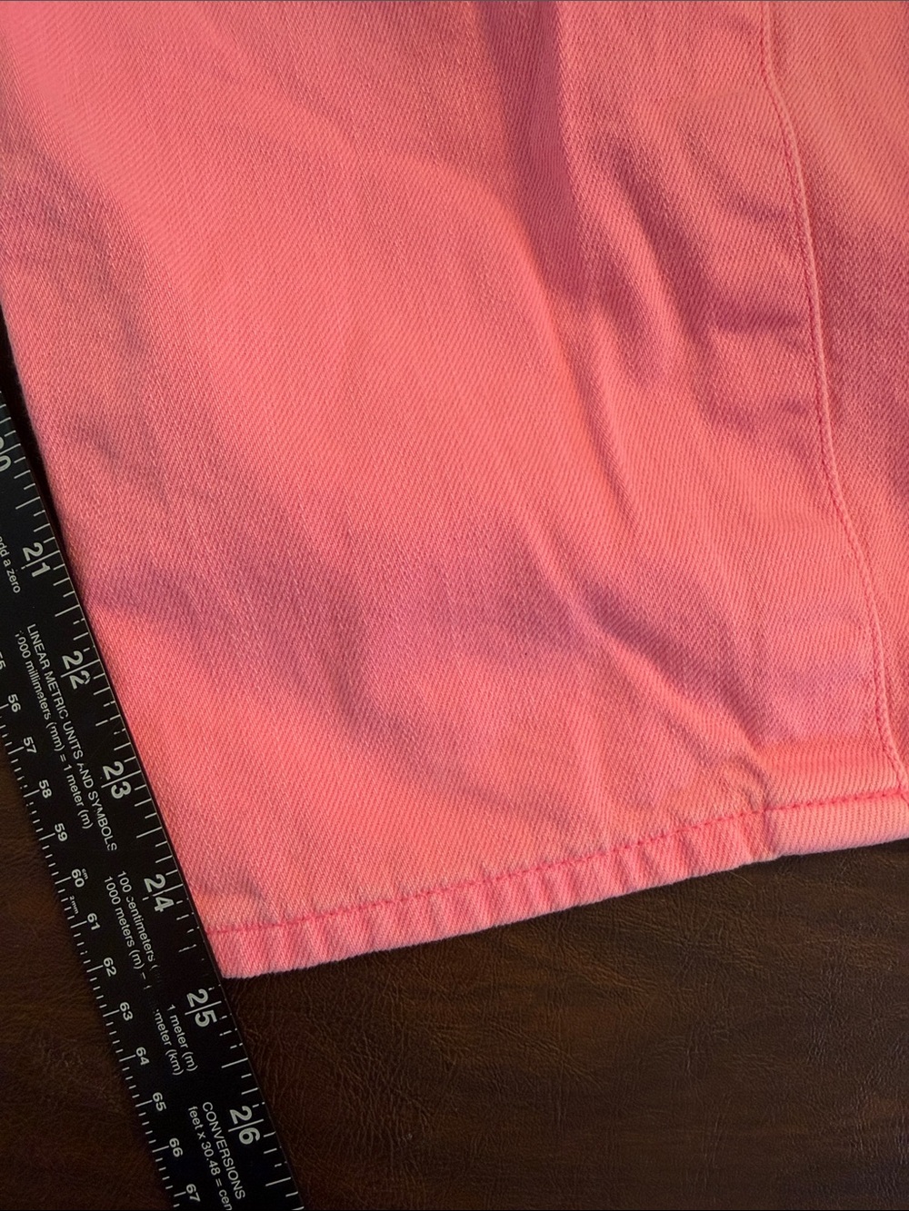 Gap Easy Horseshoe Jeans in Neon Pink Denim - Picture 10 of 12